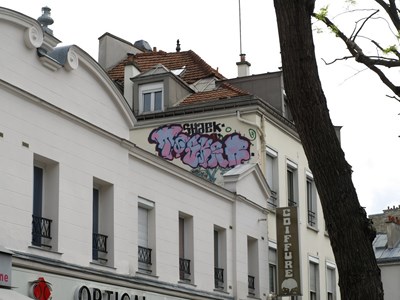 photo graffiti Paris 20eme arrondissement
